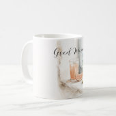 Good Morning Ocean View Grapefruit Juice コーヒーマグカップ (正面左)