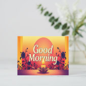 Good Morning Postcard ポストカード (スタンド正面)