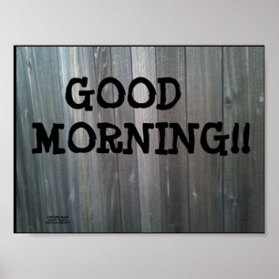 GOOD MORNING !! POSTER ポスター