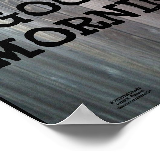 GOOD MORNING !! POSTER ポスター (角)