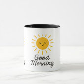 Good Morning smile Mug マグカップ (中央)