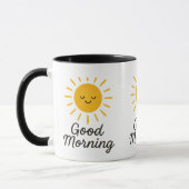 Good Morning smile Mug マグカップ (左)