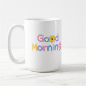 Good Morning Sun 😁 coffee mug 15oz コーヒーマグカップ (左)