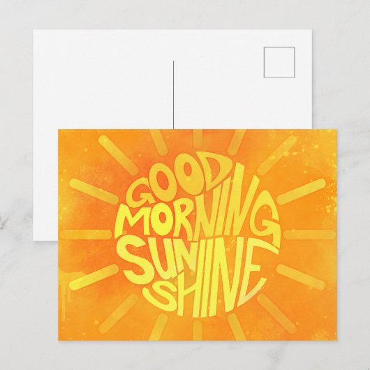 Good Morning, Sunshine! ポストカード (正面/裏面)