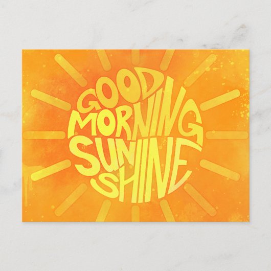 Good Morning, Sunshine! ポストカード (正面)