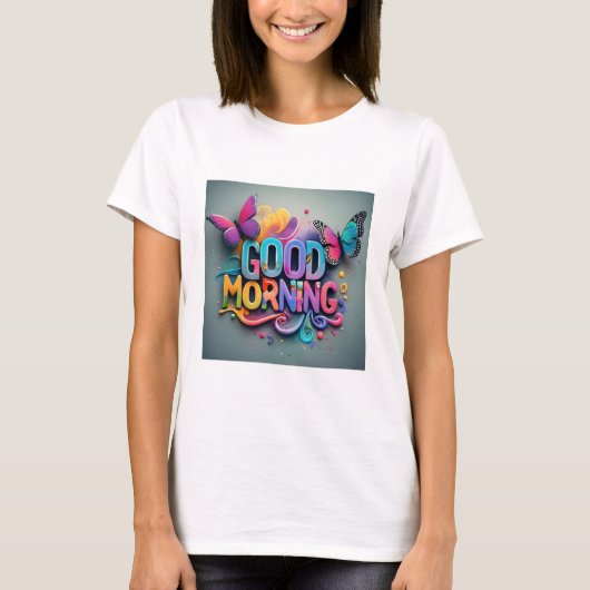Good Morning T-Shirt  Tシャツ (正面)
