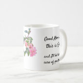 "Good morning, this is God" コーヒーマグカップ (正面右)
