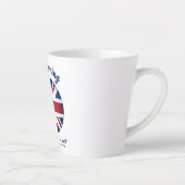 Good Morning UK - Union Jack & London Phone Box カフェラテマグ (右)