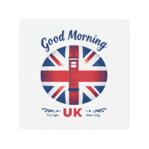 Good Morning UK - Union Jack & London Phone Box