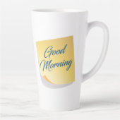 Good Morning Yellow Note Coffee Mug カフェラテマグ (右)