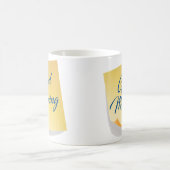 Good Morning Yellow Note Coffee Mug コーヒーマグカップ (中央)