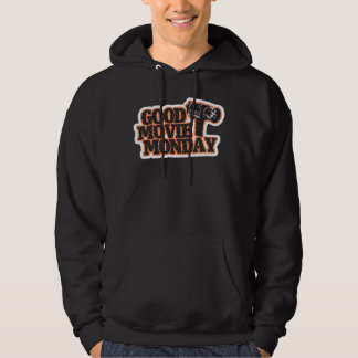 Good Movie Monday Hoodie (Black, Unisex) パーカ