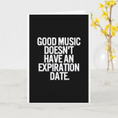 GOOD MUSICには有効期限引用文がない カード (黄色い花)