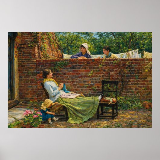 Good neighbours by John William Waterhouse ポスター (正面)