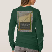 Good News of Peace -長袖グリーンTシャツ Tシャツ (裏面)
