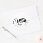 Good night ラウンドシール (封筒)