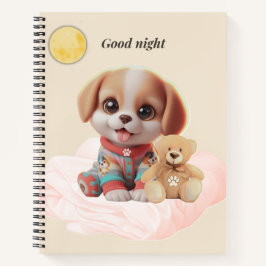 Good Night Puppy Journal ノートブック