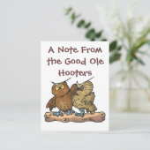 Good ole hootsポストカード ポストカード (スタンド正面)