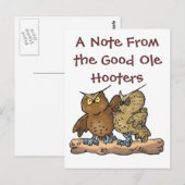 Good ole hootsポストカード ポストカード (正面/裏面)