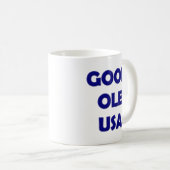 Good Ole USA、ブルーコーヒーマグ コーヒーマグカップ (正面右)