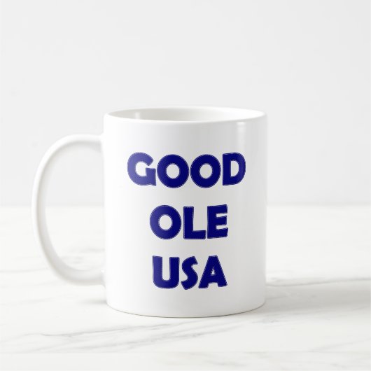 Good Ole USA、ブルーコーヒーマグ コーヒーマグカップ (左)