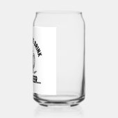 Good People Drink Good Beer - Funny Beer Quote ガラス缶 (右)