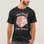 Good People Drink Tapioca Bubble Boba Tea Tシャツ (正面)
