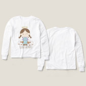 Good Shepherd Cute Christian Kids Shirt (デザイン 正面＆背面)