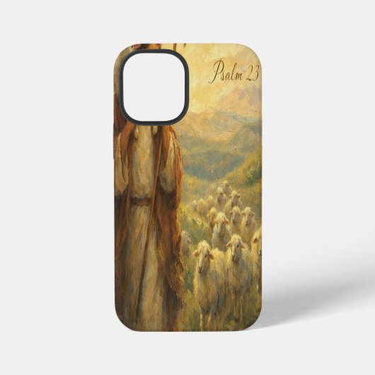 Good Shepherd Jesus Wall Decor iPhoneケース (裏面)