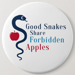 Good Snakes Share Forbidden Apples 缶バッジ