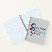 Good Snakes Share Forbidden Apples T-Shirt ノートブック (内部)