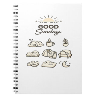 GOOD SUNDAY | リラックスしたスローライフのデザイン | LUNIO™ ノートブック