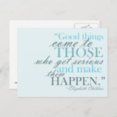 Good Things 来やる気を起こさせるPostkage ポストカード (正面/裏面)