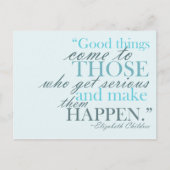 Good Things 来やる気を起こさせるPostkage ポストカード (正面)