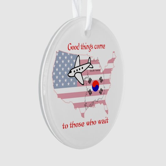 Good Things 来 - Korean Adoption オーナメント (正面)