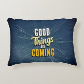 Good Things are Coming アクセントクッション (正面)