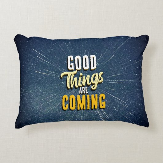 Good Things are Coming アクセントクッション (正面)