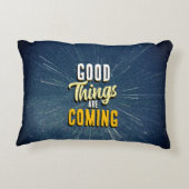 Good Things are Coming アクセントクッション (裏面)