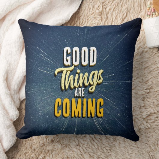 Good Things are Coming クッション (ブランケット)