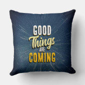 Good Things are Coming クッション (裏面)