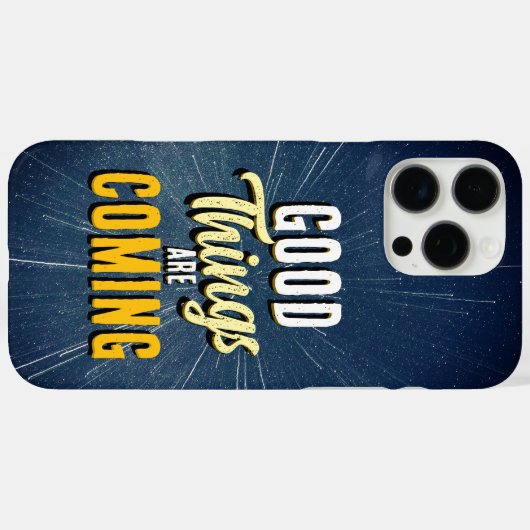 Good Things are Coming Case-Mate iPhoneケース (裏面 (横))