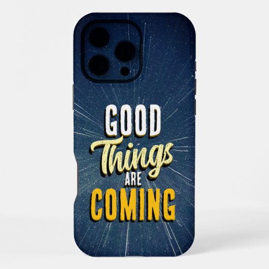 Good Things are Coming iPhoneケース (裏面)