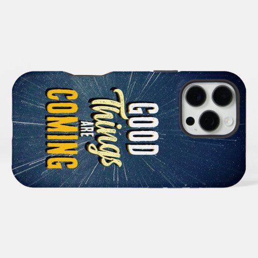 Good Things are Coming iPhoneケース (裏面横)