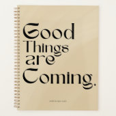 Good Things Are Coming Planner プランナー手帳 (正面)