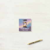 Good Things Take Time ポストイット (デスク上)