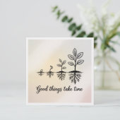 Good Things Take Time 招待状 (スタンド正面)