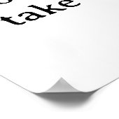 Good Things Take Time Minimalist Typography ポスター (角)