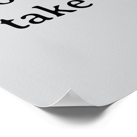 Good Things Take Time Minimalist Typography ポスター (角)