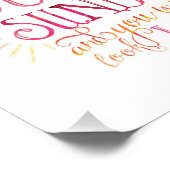 Good Thoughts Sunbeams フォトプリント (角)