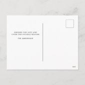 Good Tidings and Cheer and To Hell With This Year シーズンポストカード (裏面)